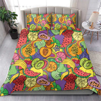 Hawaii Fruits Hippie Style Bedding Set Vibrant Colorful LT01 - Polynesian Pride