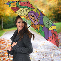 Hawaii Fruits Hippie Style Umbrella Vibrant Colorful LT01 - Polynesian Pride
