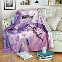 Polynesian Lupus Awareness Blanket Butterfly Hologram Lupus Warrior LT01 Purple - Polynesian Pride