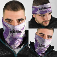 Polynesian Lupus Awareness Neck Gaiter Butterfly Hologram Lupus Warrior LT01 - Polynesian Pride