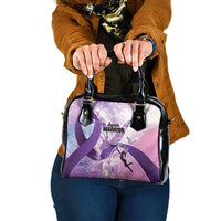 Polynesian Lupus Awareness Shoulder Handbag Butterfly Hologram Lupus Warrior LT01 One Size Purple - Polynesian Pride