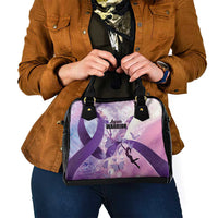 Polynesian Lupus Awareness Shoulder Handbag Butterfly Hologram Lupus Warrior LT01 - Polynesian Pride