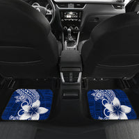 Hafa Adai Guam Car Mats Polynesian Floral Blue Pattern LT01 - Polynesian Pride