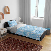 Baby Blue Mermaid Puakenikeni Maile Lei Bedding Set LT01 - Polynesian Pride