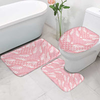 Soft Pink Mermaid Puakenikeni Maile Lei Bathroom Set LT01 - Polynesian Pride