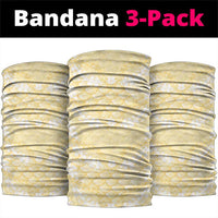 Pastel Yellow Mermaid Puakenikeni Maile Lei Neck Gaiter