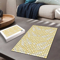 Pastel Yellow Mermaid Puakenikeni Maile Lei Puzzle