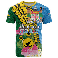 Personalised Malampa Fiji Day T Shirt Tropical Tapa Pattern LT01 Art - Polynesian Pride