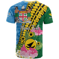 Personalised Malampa Fiji Day T Shirt Tropical Tapa Pattern LT01 - Polynesian Pride