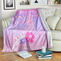 Polynesian Shark Valentine Blanket Sweet Unique Version