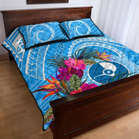 Yap Day Quilt Bed Set Nam nu Waqab Tropical Flower