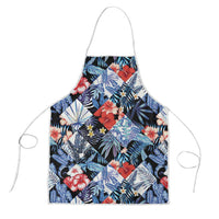 Hawaii Tropicana Blue Pattern Apron - Polynesian Pride