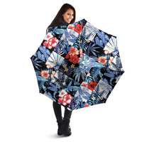 Hawaii Tropicana Blue Pattern Umbrella - Polynesian Pride