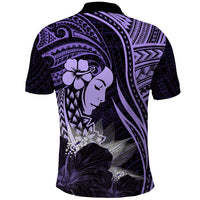Polynesian Women Day 2024 Polo Shirt Hibiscus Girl Tribal LT01 - Polynesian Pride
