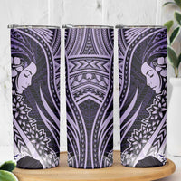 Polynesian Women Day 2024 Skinny Tumbler Hibiscus Girl Tribal LT01 - Polynesian Pride