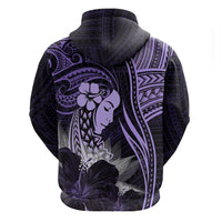 Polynesian Women Day 2024 Zip Hoodie Hibiscus Girl Tribal LT01 - Polynesian Pride