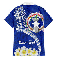 Northern Mariana Islands Commonwealth Day 2024 Family Matching Off Shoulder Maxi Dress and Hawaiian Shirt Dolphin With Plumeria Flower LT01 - Polynesian Pride