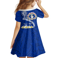 Northern Mariana Islands Commonwealth Day 2024 Family Matching Puletasi and Hawaiian Shirt Dolphin With Plumeria Flower LT01 - Polynesian Pride