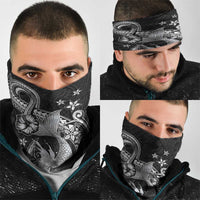 Hawaii Mermaid Monotone Neck Gaiter Polynesian Pattern Fish Hook LT01 - Polynesian Pride