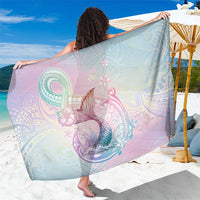Hawaii Mermaid Sweet Pastel Sarong Polynesian Pattern Fish Hook