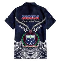 Samoa Independence Day Family Matching Short Sleeve Bodycon Dress and Hawaiian Shirt Ula Nifo Mix Turtle