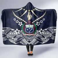 Samoa Independence Day Hooded Blanket Ula Nifo Mix Turtle
