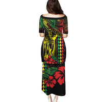 King Kamehameha Day Puletasi Hawaii Kakau Reggae LT01 - Polynesian Pride