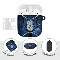 Maori Matariki Manaia AirPods Case Maori Kowhaiwhai Pattern Galaxy LT01 - Polynesian Pride