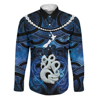 Personalized Maori Matariki Manaia Family Matching Mermaid Dress and Hawaiian Shirt Maori Kowhaiwhai Pattern Galaxy