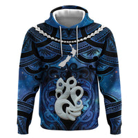 Personalized Maori Matariki Manaia Hoodie Maori Kowhaiwhai Pattern Galaxy