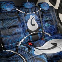 Maori Matariki Hei Matau Back Car Seat Cover Maori Kowhaiwhai Pattern Galaxy