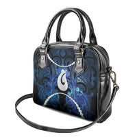 Maori Matariki Hei Matau Shoulder Handbag Maori Kowhaiwhai Pattern Galaxy LT01 - Polynesian Pride