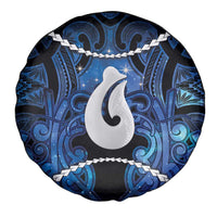 Maori Matariki Hei Matau Spare Tire Cover Maori Kowhaiwhai Pattern Galaxy