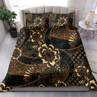 Indonesian Batik Pattern Vintage Brown Bedding Set