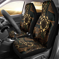 Indonesian Batik Pattern Vintage Brown Car Seat Cover