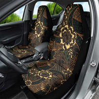 Indonesian Batik Pattern Vintage Brown Car Seat Cover