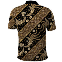Indonesia Batik Pattern Polo Shirt Gold Version