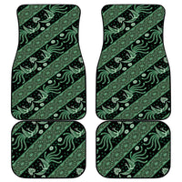 Indonesia Batik Pattern Car Mats Green Version
