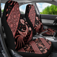 Indonesia Batik Pattern Car Seat Cover Red Version