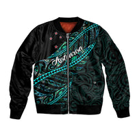 personalised-aotearoa-sleeve-zip-bomber-jacket-silver-fern-mix-paua-shell-polynesian-pattern