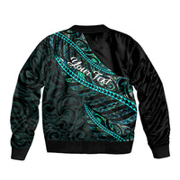 personalised-aotearoa-sleeve-zip-bomber-jacket-silver-fern-mix-paua-shell-polynesian-pattern