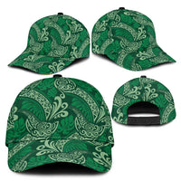 Forest Green Monstera Classic Cap Polynesian Tribal Pattern LT01 - Polynesian Pride