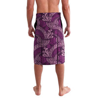 Royal Purple Monstera Lavalava Polynesian Tribal Pattern - Polynesian Pride