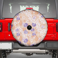 Anthurium Plumeria Lei Pastel Spare Tire Cover Orange Hawaiian Splendid Palaka