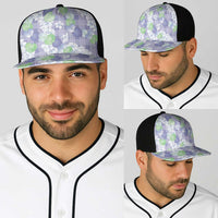 Anthurium Plumeria Lei Pastel Baseball Net Cap Purple Hawaiian Splendid Palaka