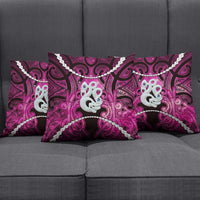 Maori Matariki Manaia Mawhero Pillow Cover Maori Kowhaiwhai Pattern Galaxy