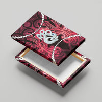 Maori Matariki Manaia Whero Canvas Wall Art Maori Kowhaiwhai Pattern Galaxy