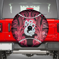Maori Matariki Manaia Whero Spare Tire Cover Maori Kowhaiwhai Pattern Galaxy