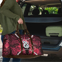 Maori Matariki Manaia Whero Travel Bag Maori Kowhaiwhai Pattern Galaxy