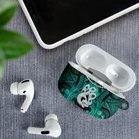 Maori Matariki Manaia Turquoise AirPods Case Maori Kowhaiwhai Pattern Galaxy LT01 - Polynesian Pride